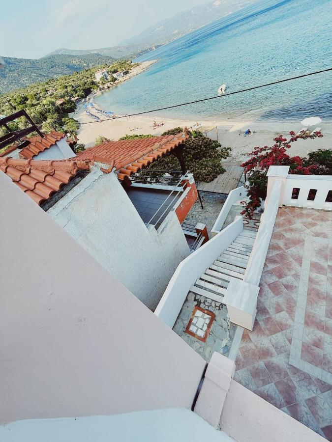 Nereides Seaside Apartments Marathókampos Exteriér fotografie