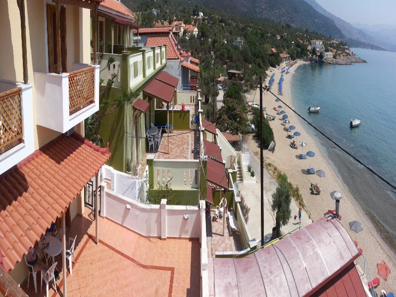 Nereides Seaside Apartments Marathókampos Exteriér fotografie
