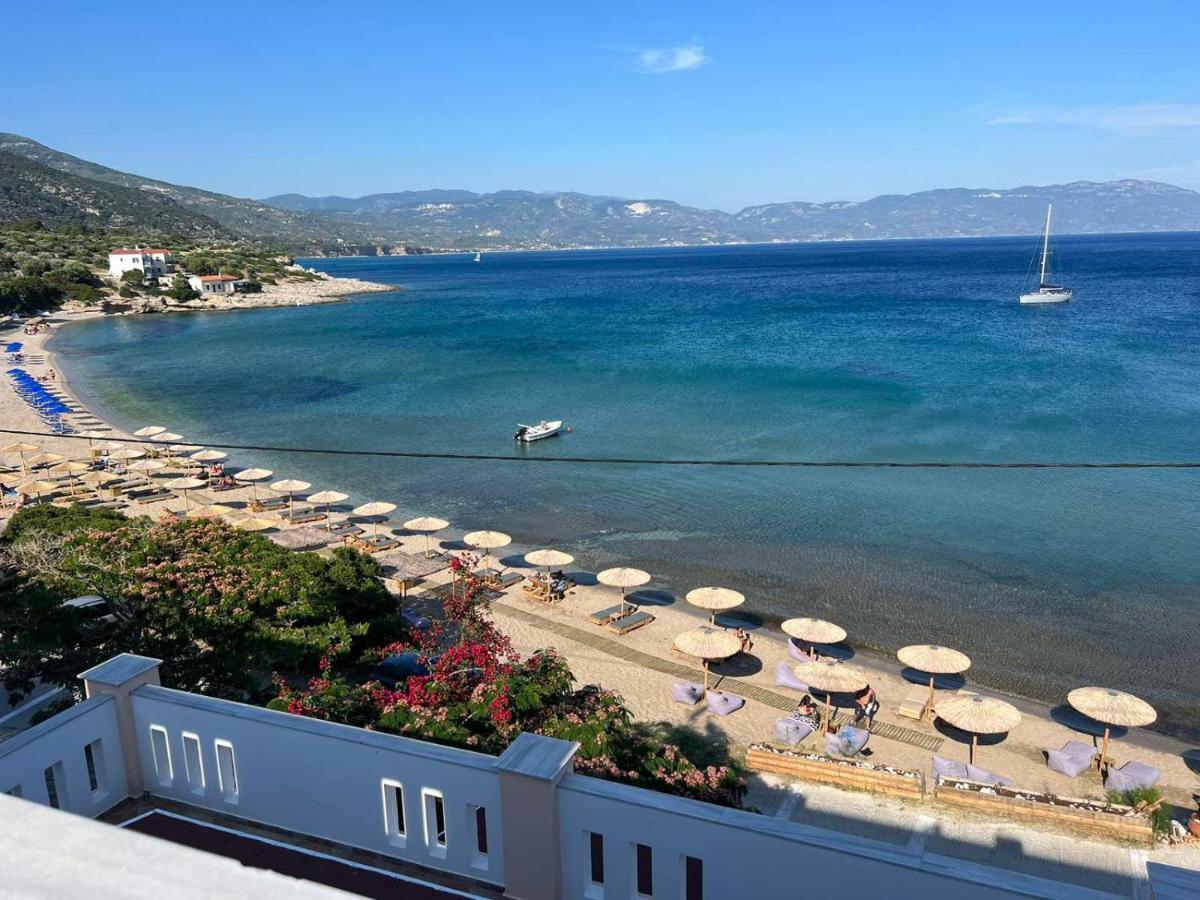 Nereides Seaside Apartments Marathókampos Exteriér fotografie