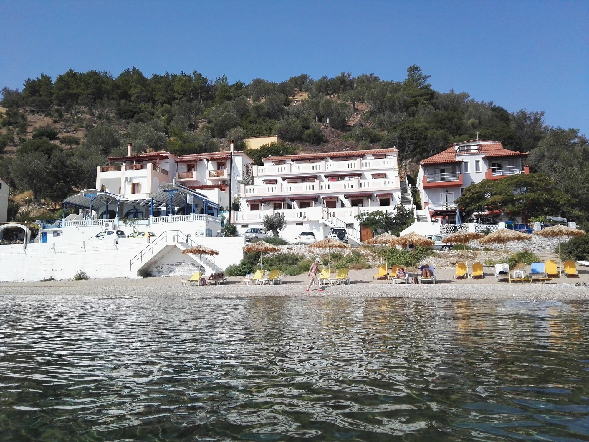 Nereides Seaside Apartments Marathókampos Exteriér fotografie