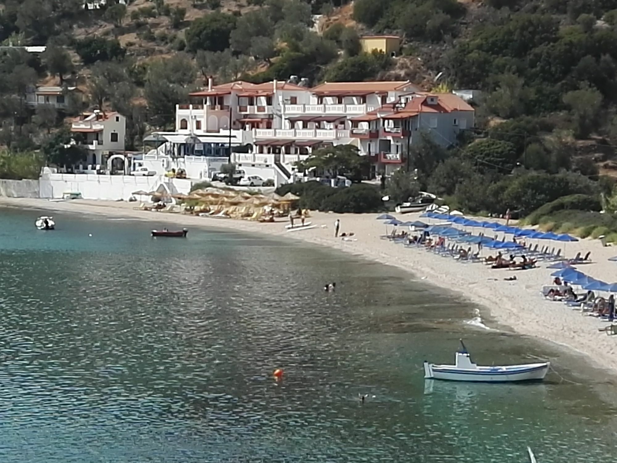 Nereides Seaside Apartments Marathókampos Exteriér fotografie