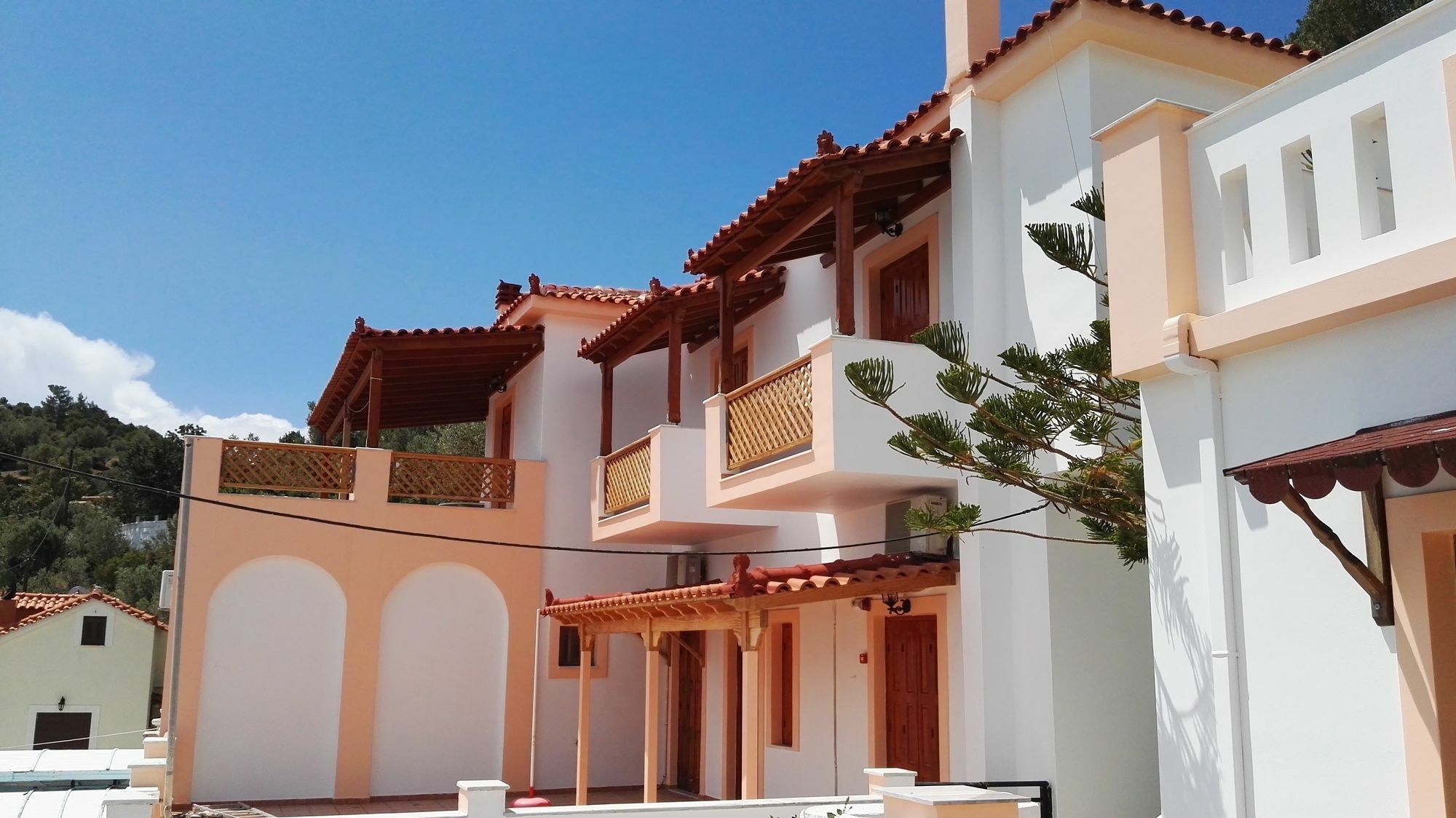 Nereides Seaside Apartments Marathókampos Exteriér fotografie